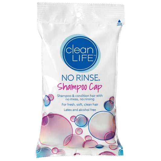 No-Rinse brand front packaging showing cap and benefits for quick use