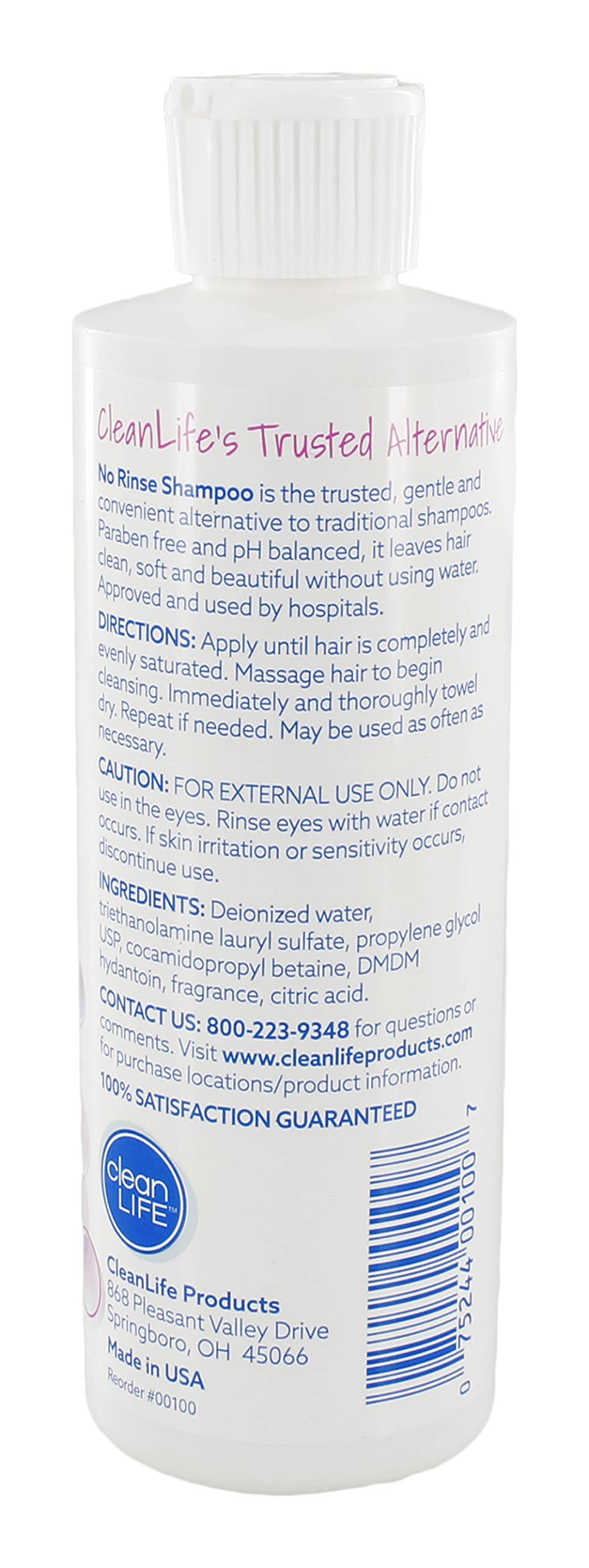 No-Rinse foam texture close-up demonstrating gentle cleansing action