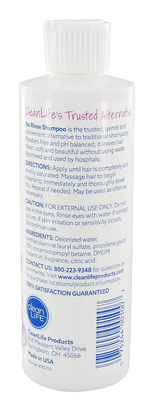 No-Rinse foam texture close-up demonstrating gentle cleansing action