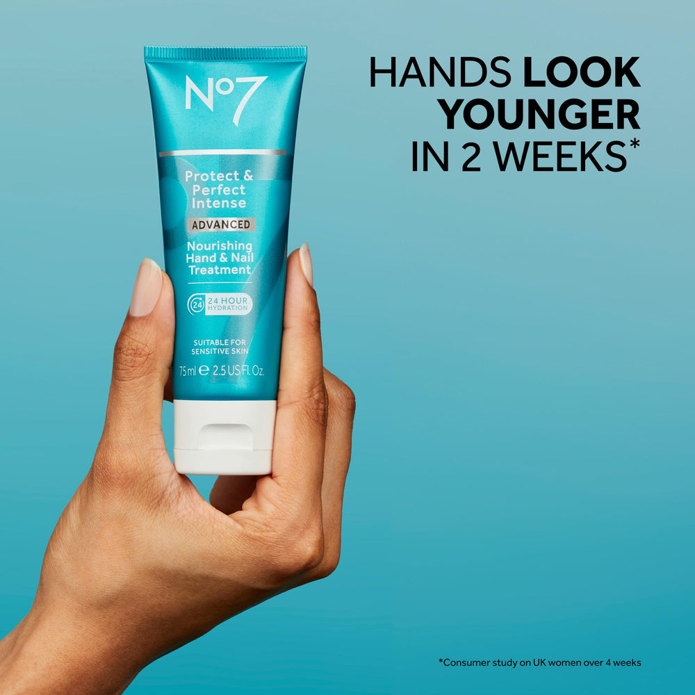 No7 being applied to hands to hydrate and smooth dry skin