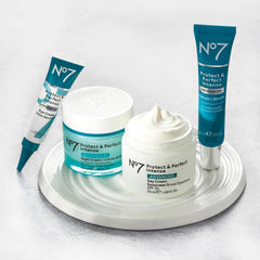 No7 cleansing water with fruit extracts visual emphasizing natural AHA benefit