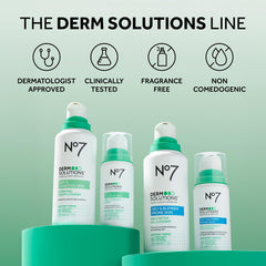 No7 after-rinse facial close-up showing soothed hydrated skin appearance