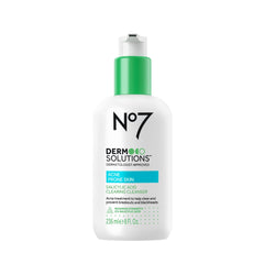 No7 front pump bottle showing product and easy dispensing benefit