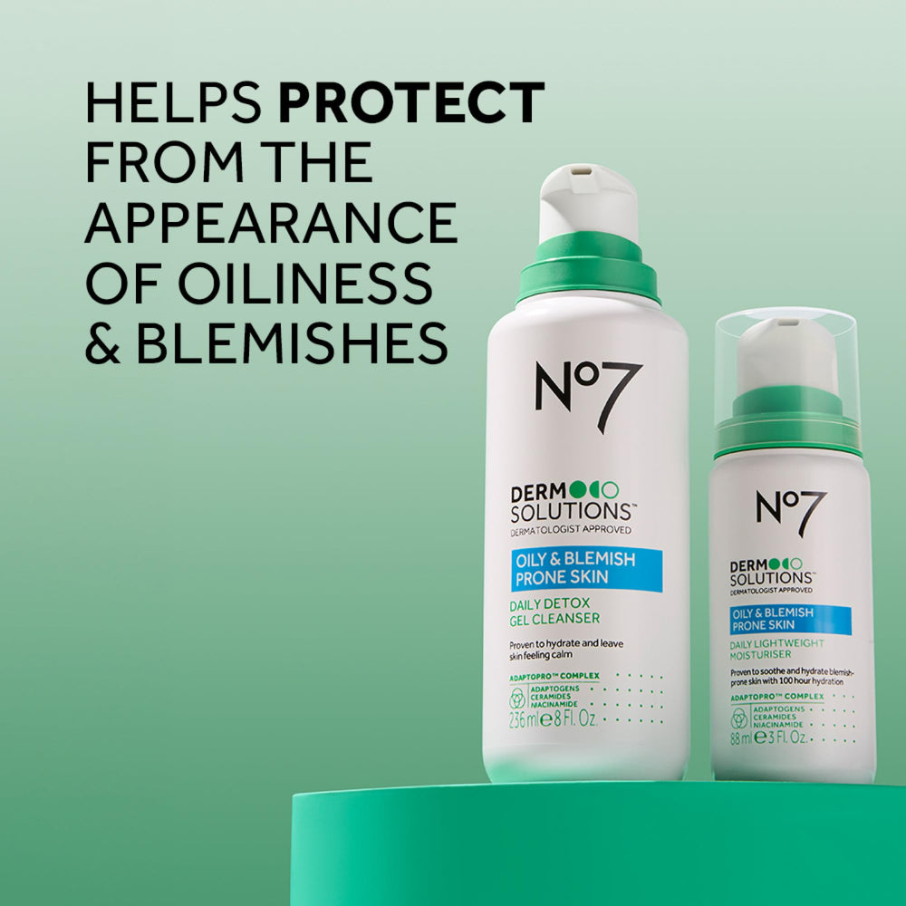 No7 placed on bathroom counter in morning routine for calm skin prep