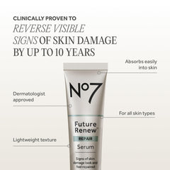 No7 serum applied on hand demonstrating quick absorption benefit