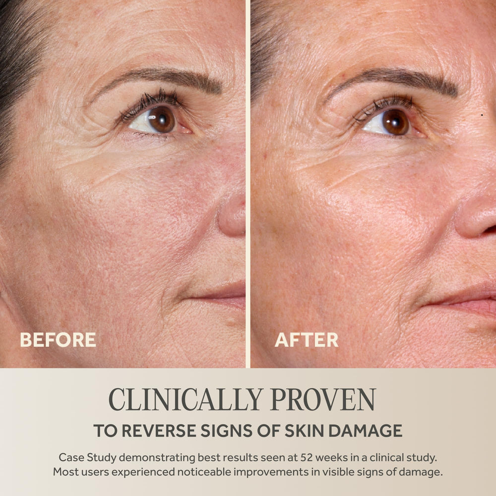 No7 close-up peptide graphic illustrating Pepticology™ repair focus