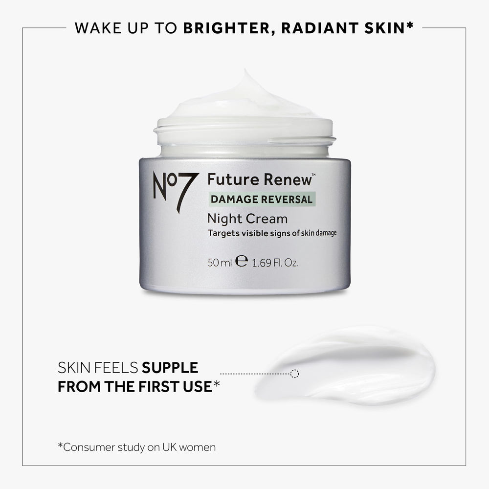 No7 serum texture on skin demonstrating fast absorption benefit