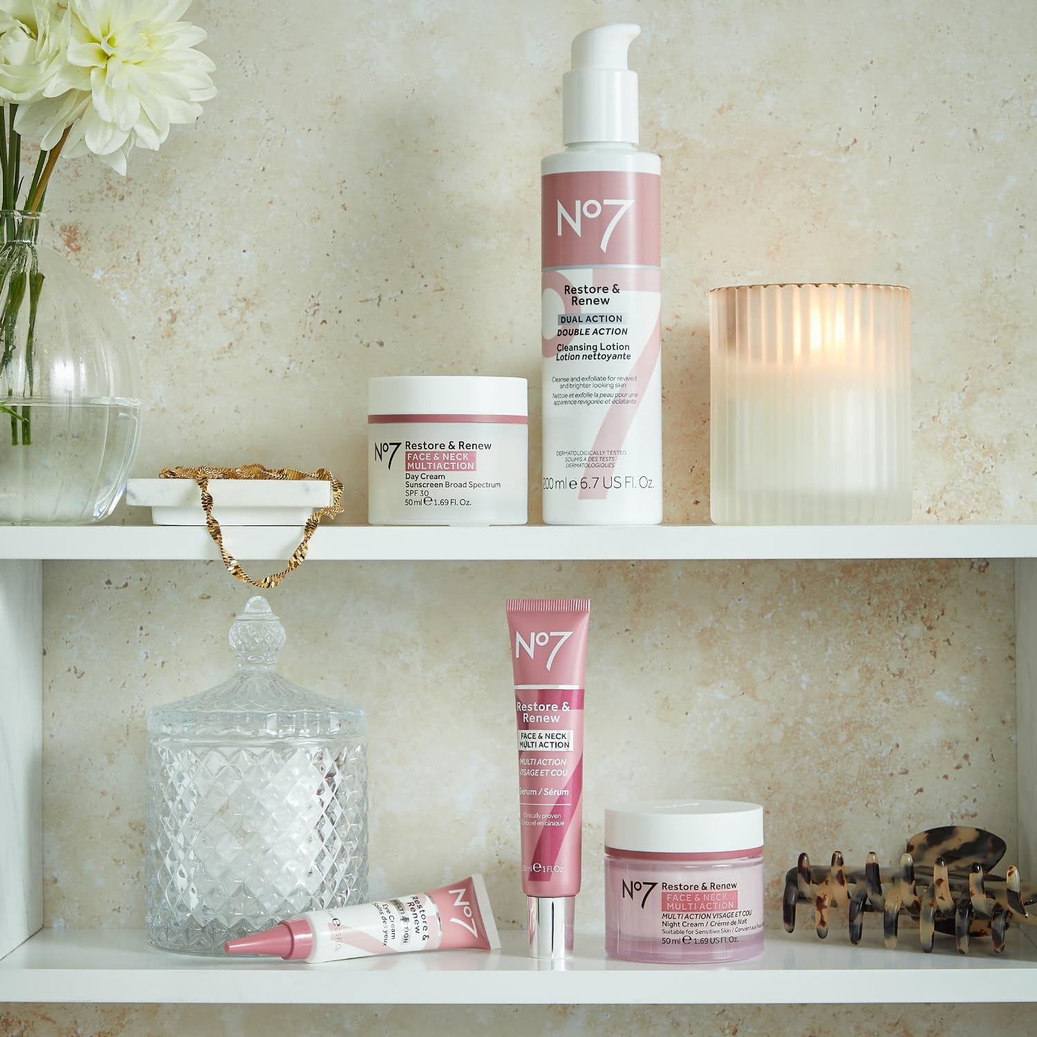 No7 on cotton pad removing makeup for clean, refreshed skin
