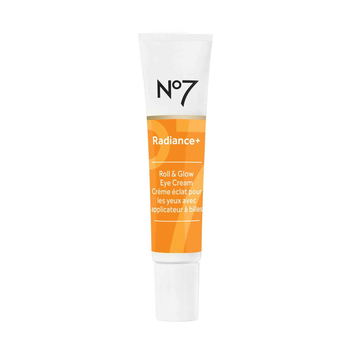 No7 front packaging showing product and branding with brightening benefit