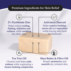 Noble Formula thick lather on hand demonstrating gentle cleansing