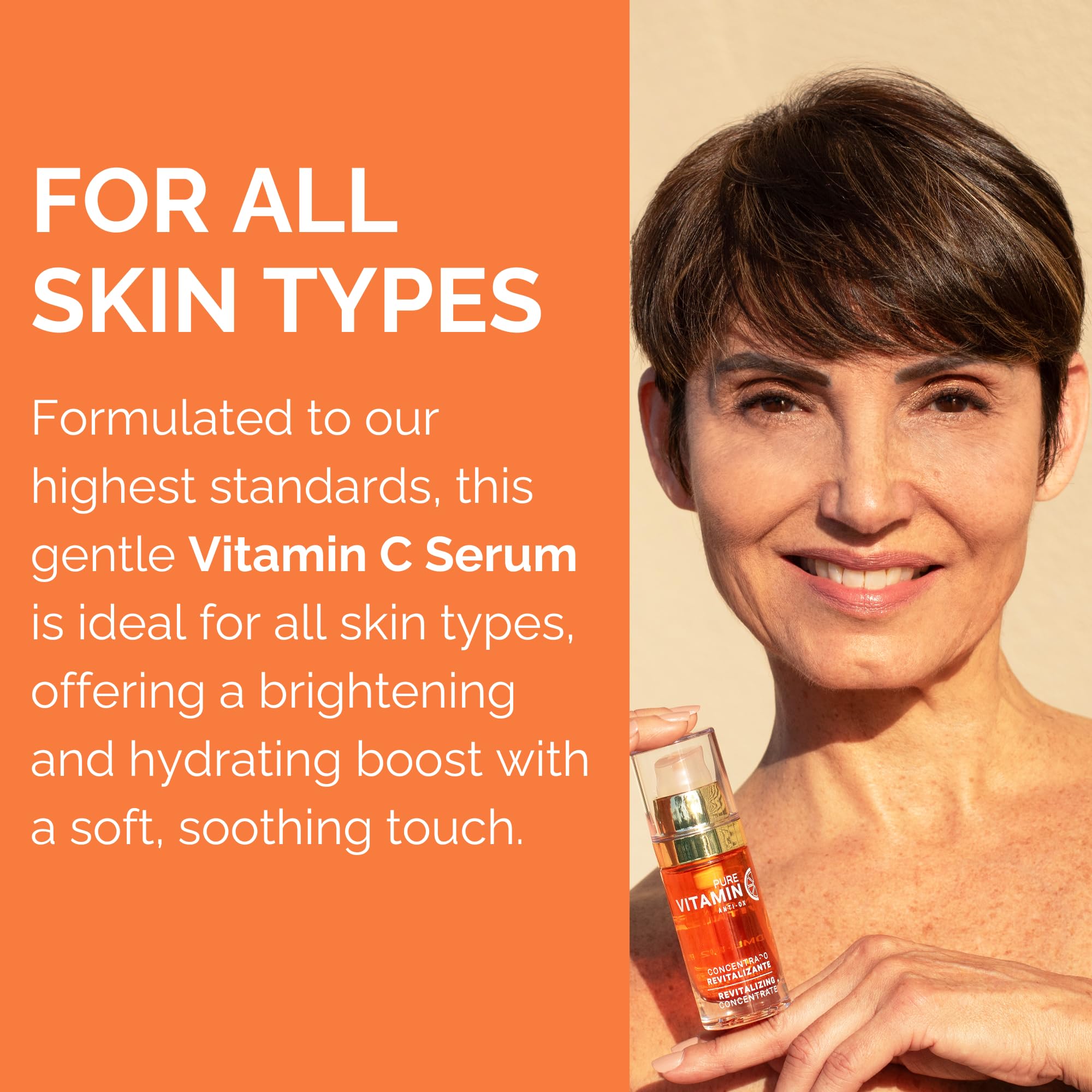 Noche Y Dia serum in hand demonstrating easy absorption benefit
