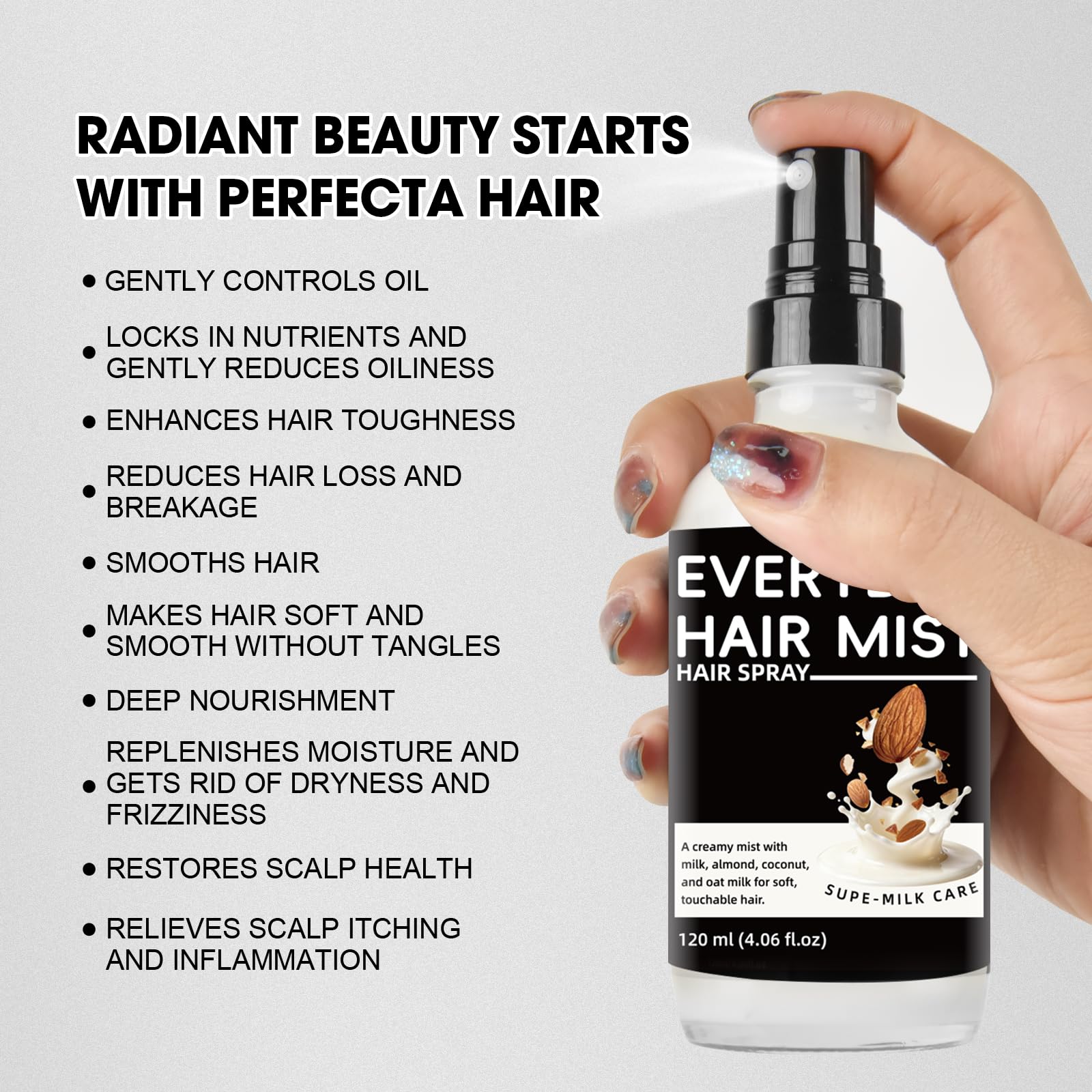 Nodfens product label and ingredients panel showing gentle formula features