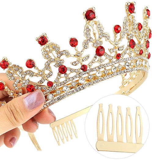 NODG close-up of red rhinestones highlighting sparkle and handcrafted detail