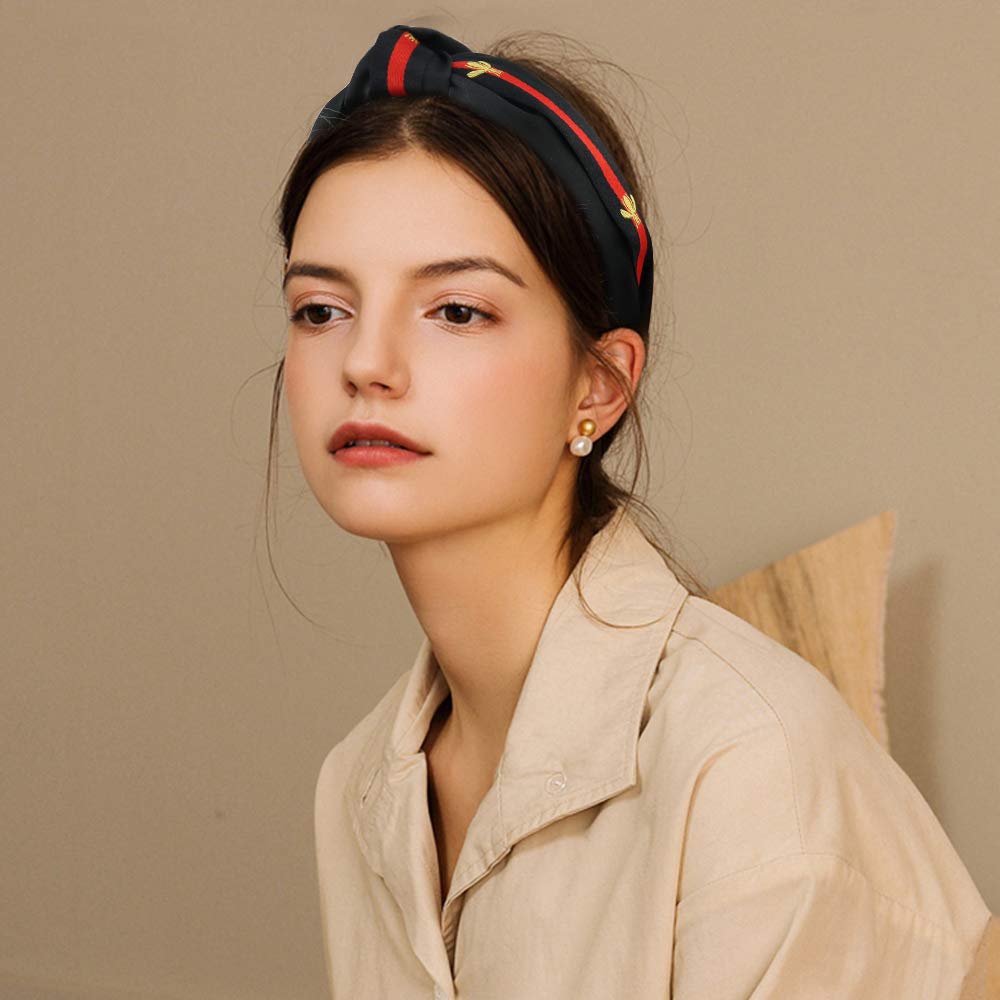 NODG headband in use during skincare routine keeping hair away from face