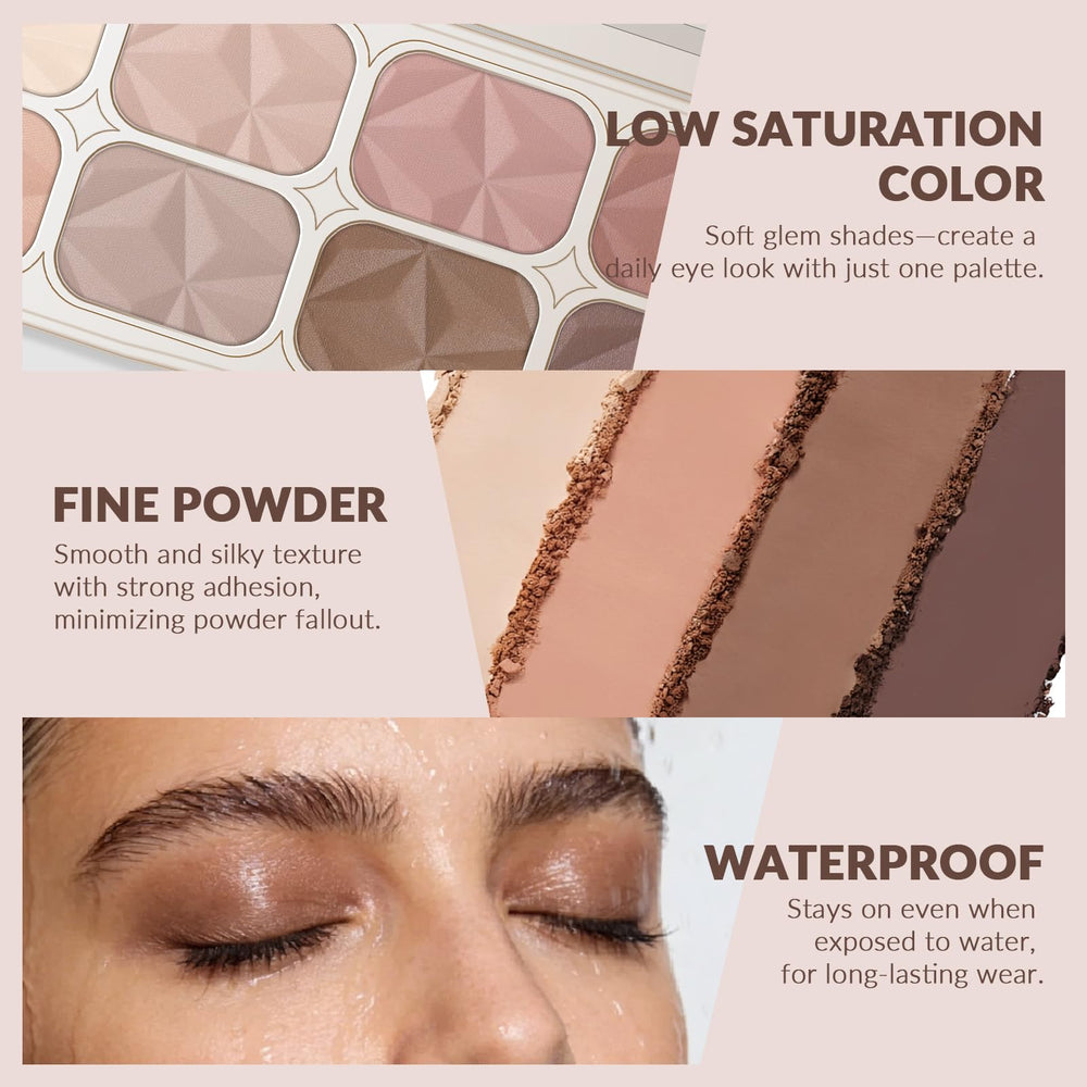 Noerrors application with brush on eyelid for easy, streak-free blending benefit