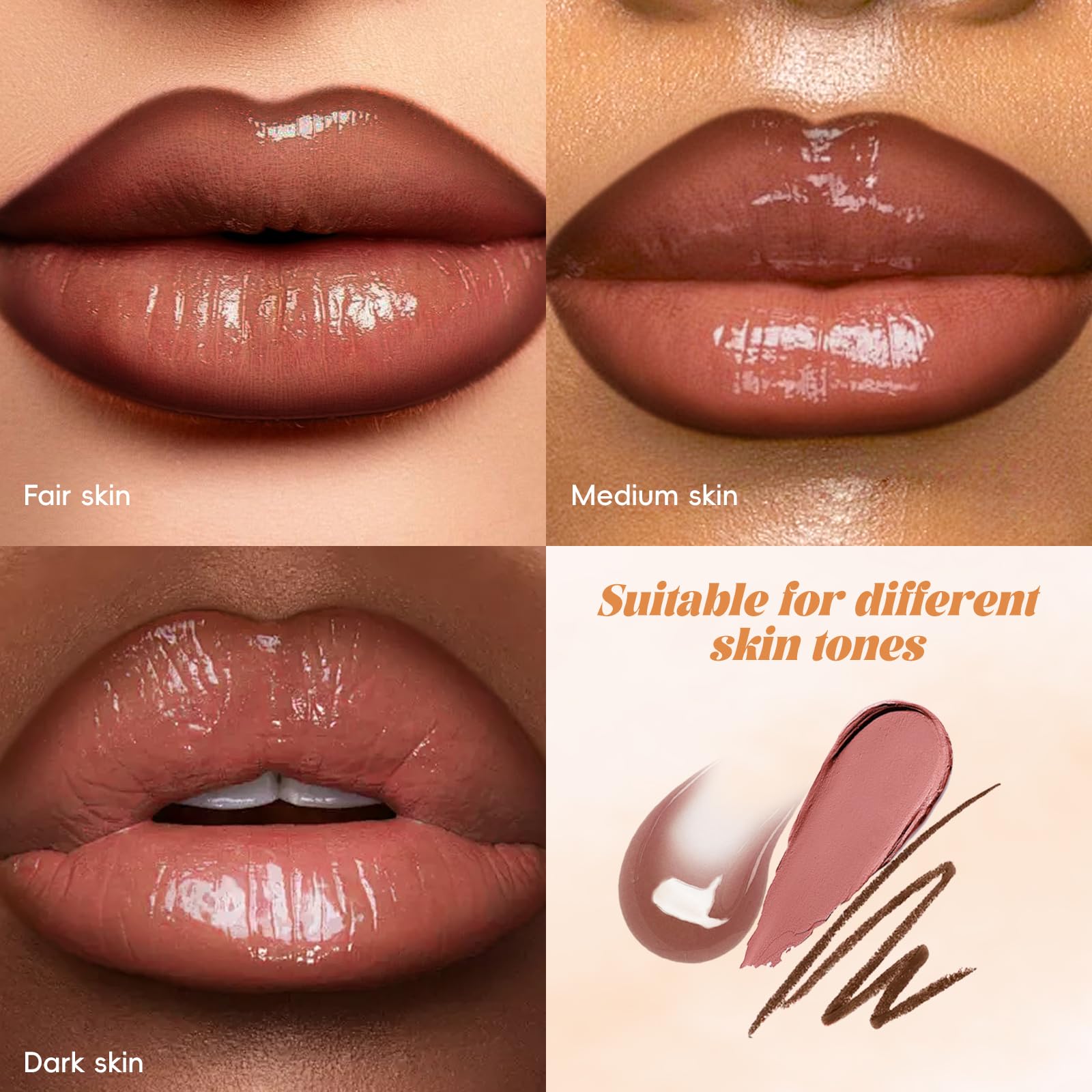 Noerrors arm swatches showing shade payoff and blendable finish benefit