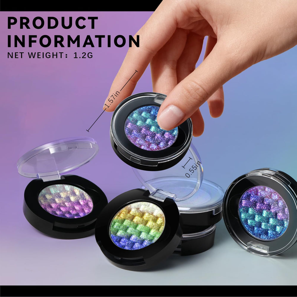 Noerrors cheek highlight use showing holographic sheen and luminous boost