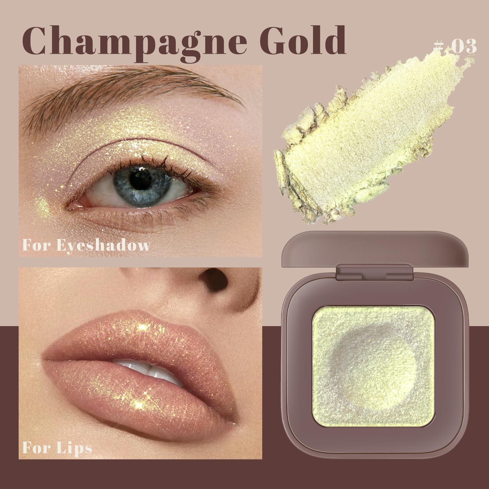 Noerrors compact opened to show mirror and case, convenient on-the-go touch-ups