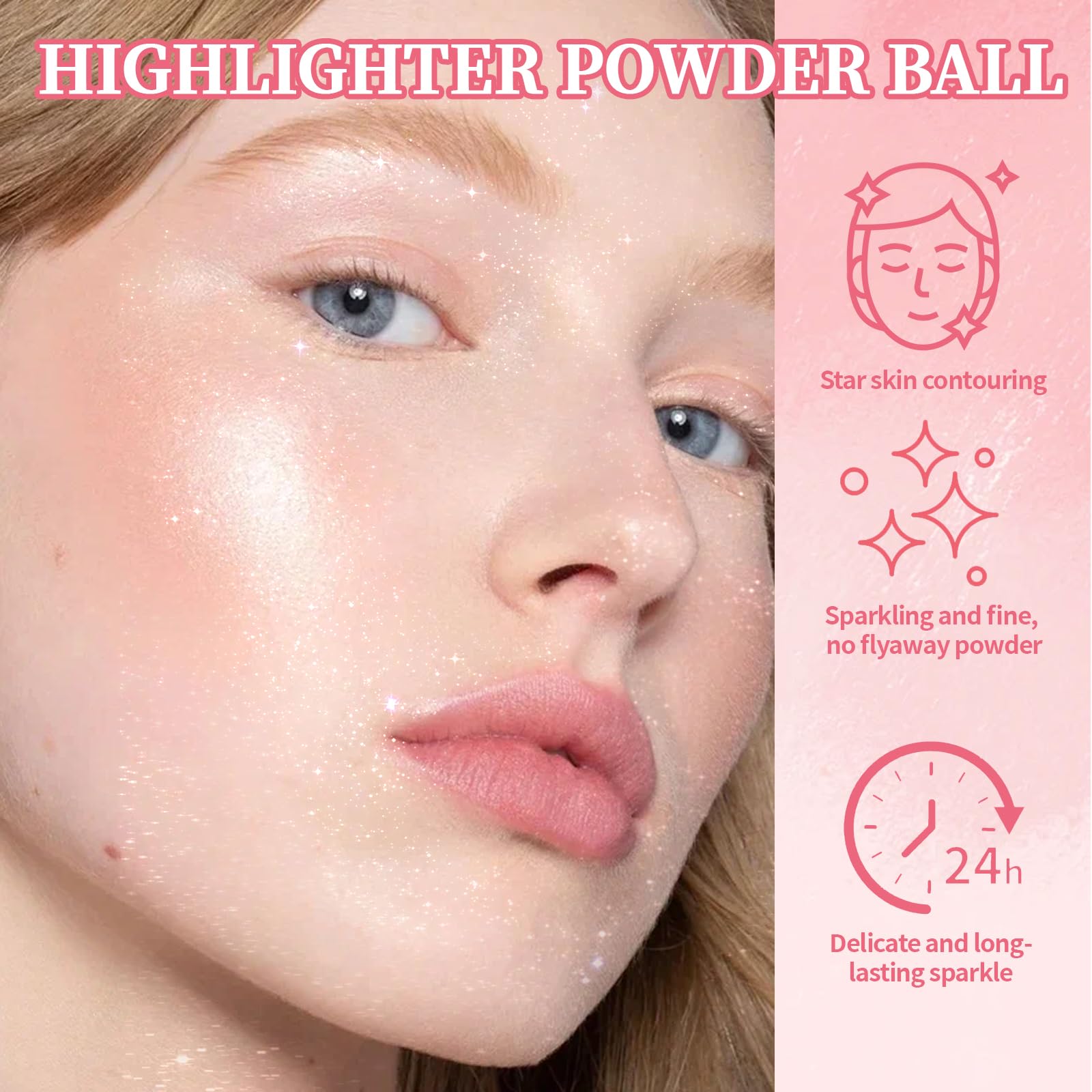 Noerrors model wearing body shimmer at party, showing eye-catching luminous effect