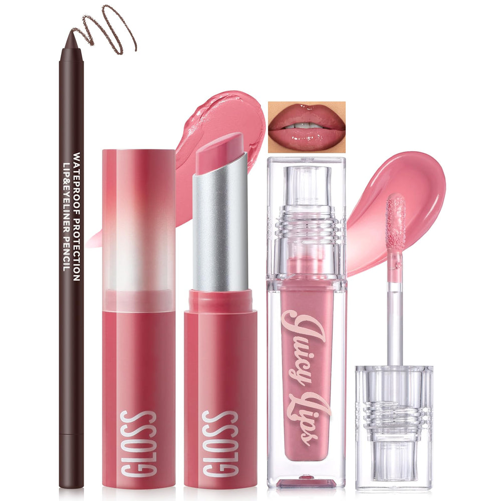 Noerrors front packaging of 3pcs lip combo showing trio and benefits