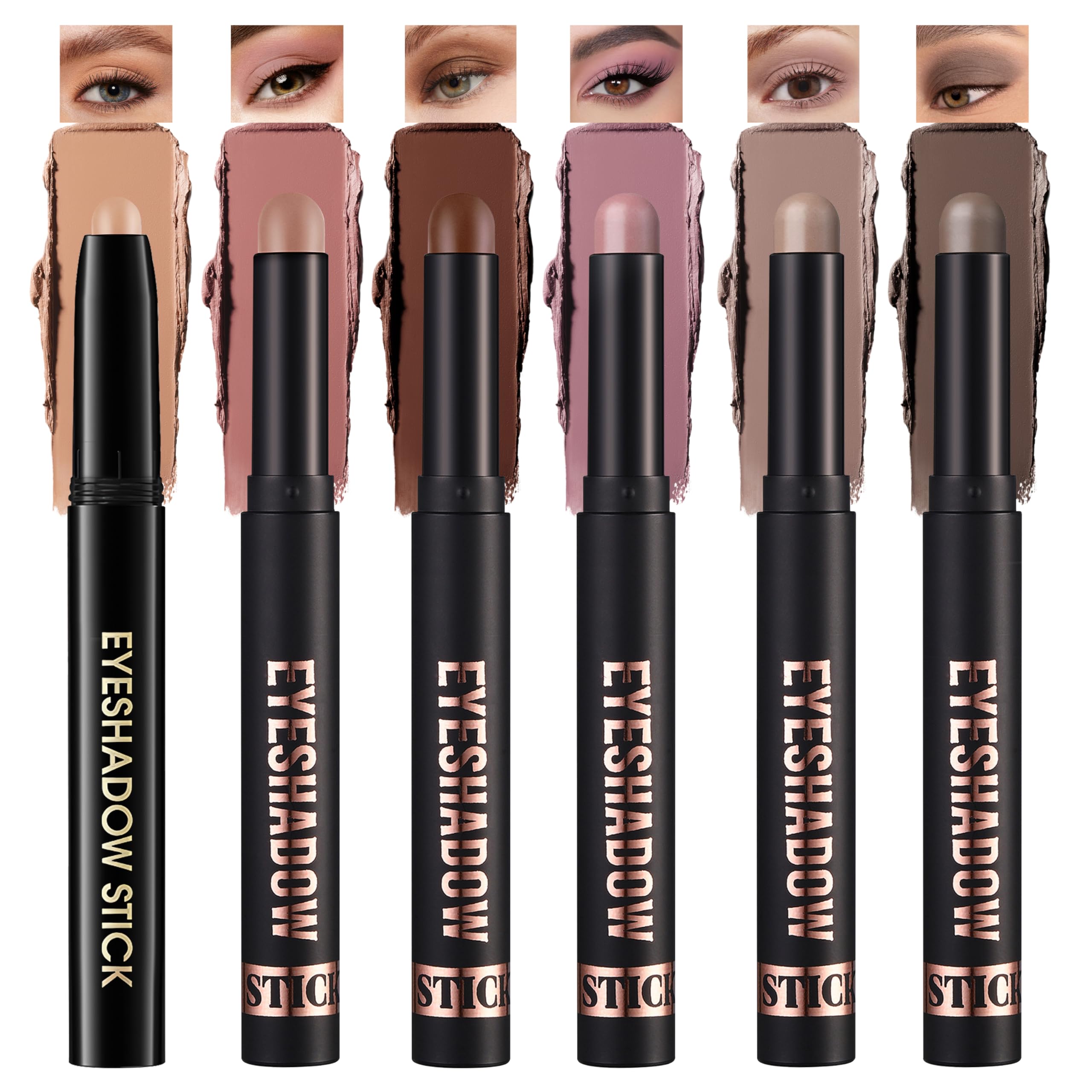 Noerrors front packaging showing six matte neutral sticks and compact case benefit portability