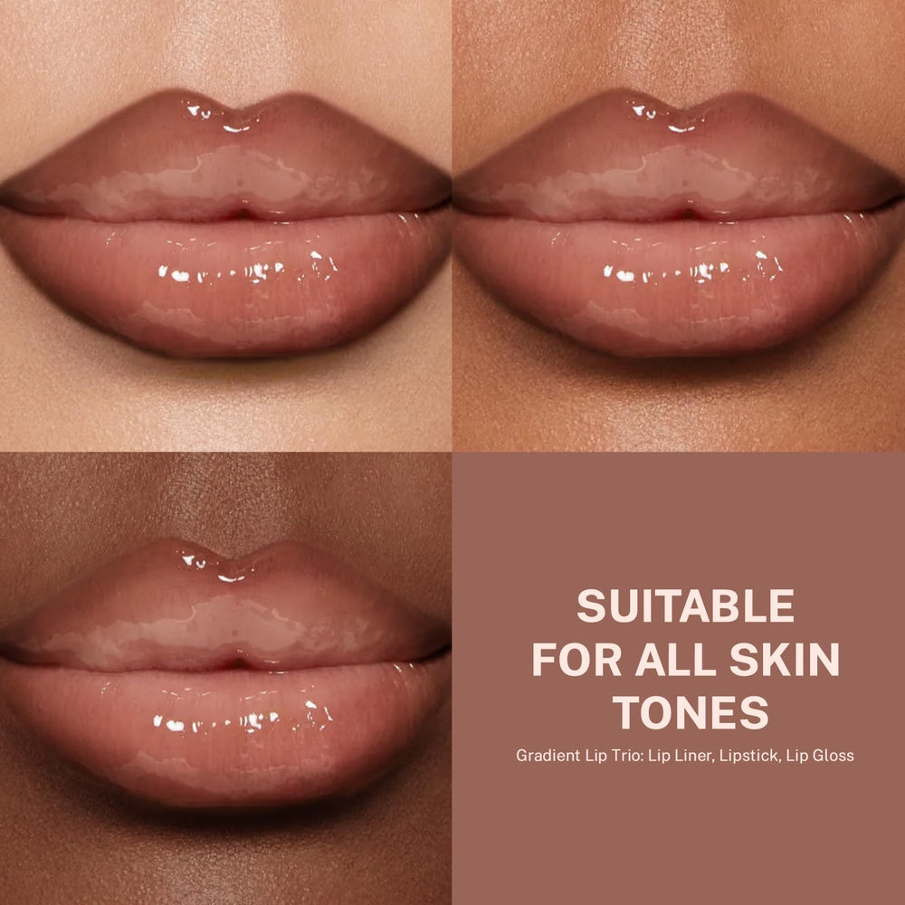 Noerrors nude gloss oil drop texture highlighting non-sticky shine benefit