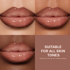 Noerrors nude gloss oil drop texture highlighting non-sticky shine benefit