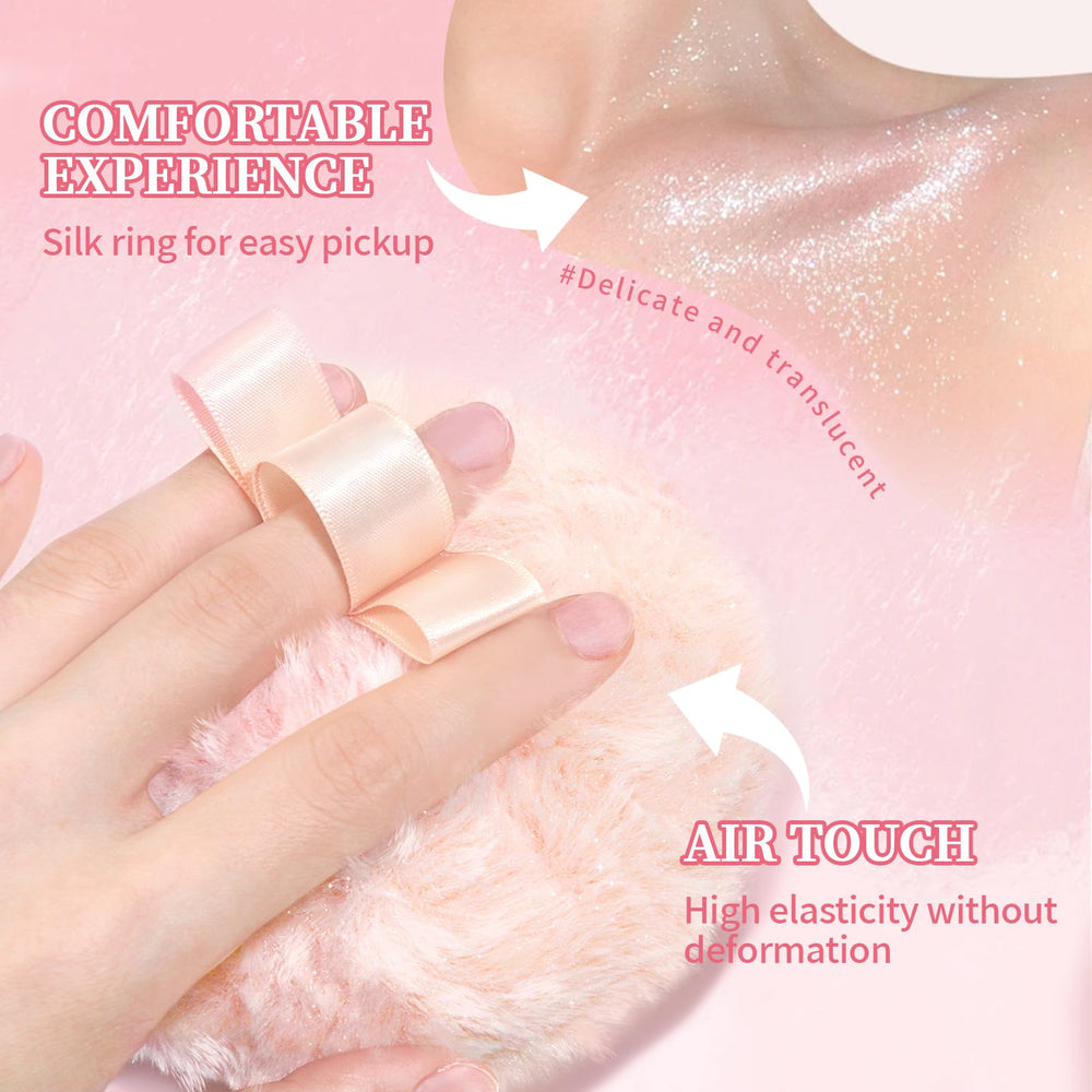 Noerrors peach puff adding subtle sparkle to hair ends for festival-ready shine