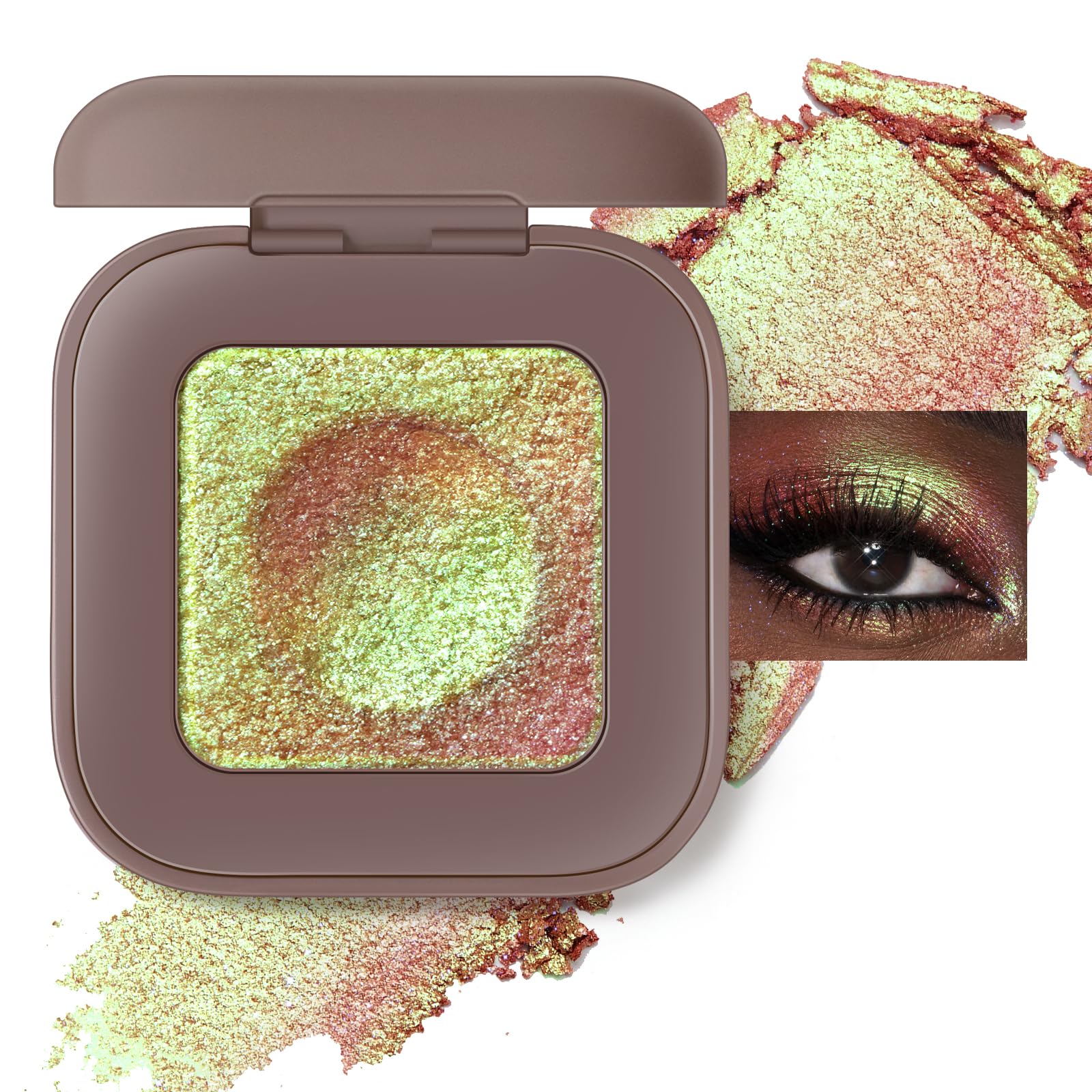 Noerrors palette front view showing compact case and brand benefits