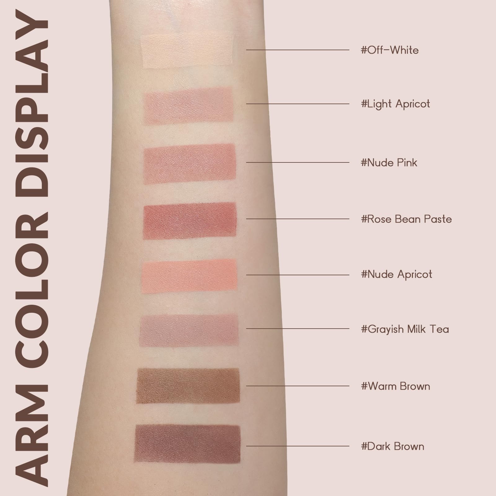 Noerrors lifestyle daytime look on model showcasing natural, low-contrast eye definition
