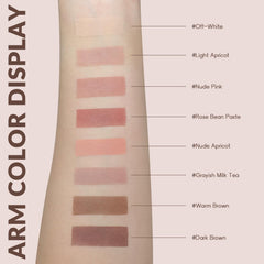 Noerrors lifestyle daytime look on model showcasing natural, low-contrast eye definition