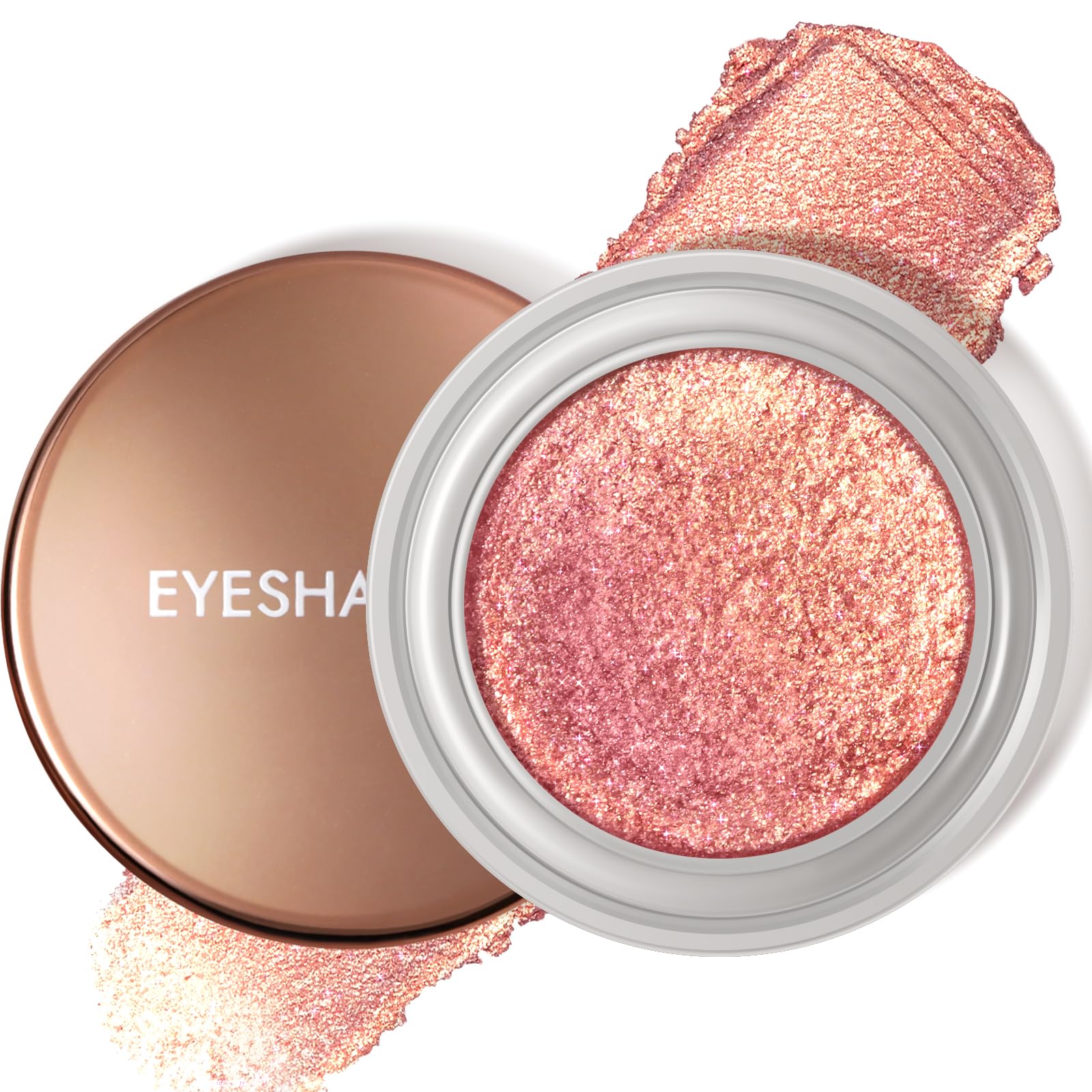 Noerrors palette front view showing coral pink gold shades and travel benefit