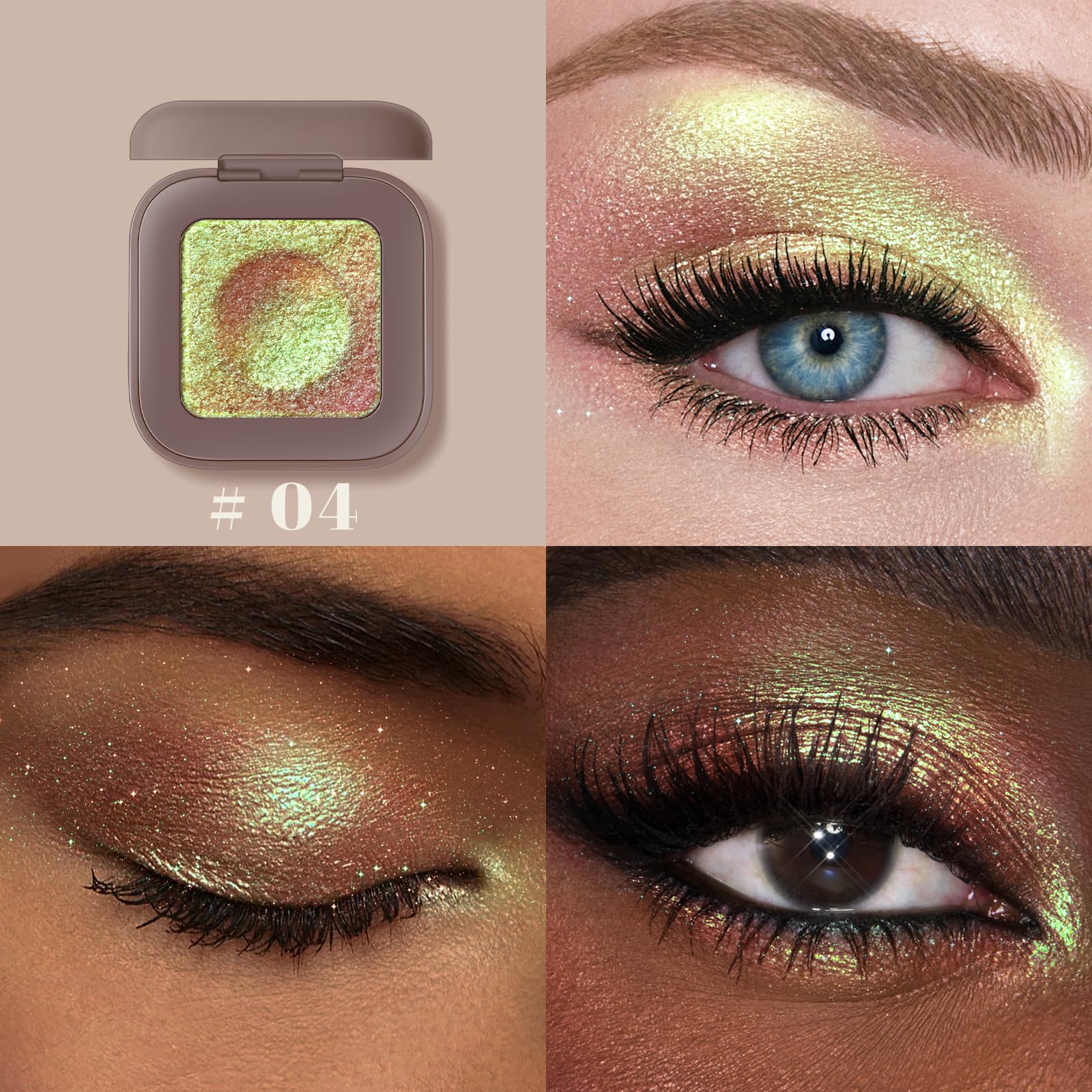 Noerrors palette open with mirror for easy on-the-go touch ups