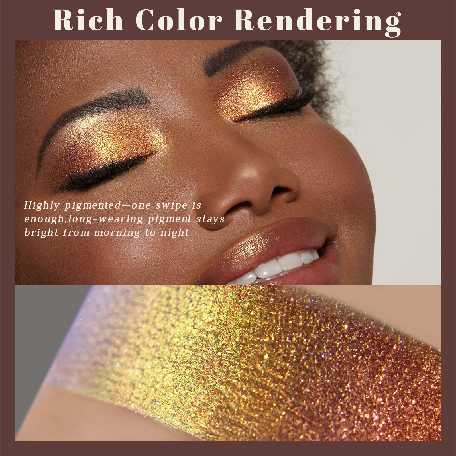 Noerrors close-up silver pan highlighting iridescent sheen and reflective effect