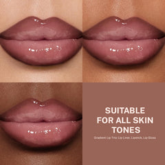 Noerrors plum cherry gloss applicator delivering high-shine finish