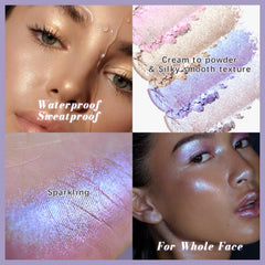 Noerrors swatch arm strips demonstrating pigment payoff and shift across lighting