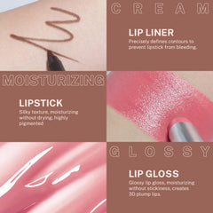 Noerrors hydrating tinted balm texture swipe showing moisturizing pigment