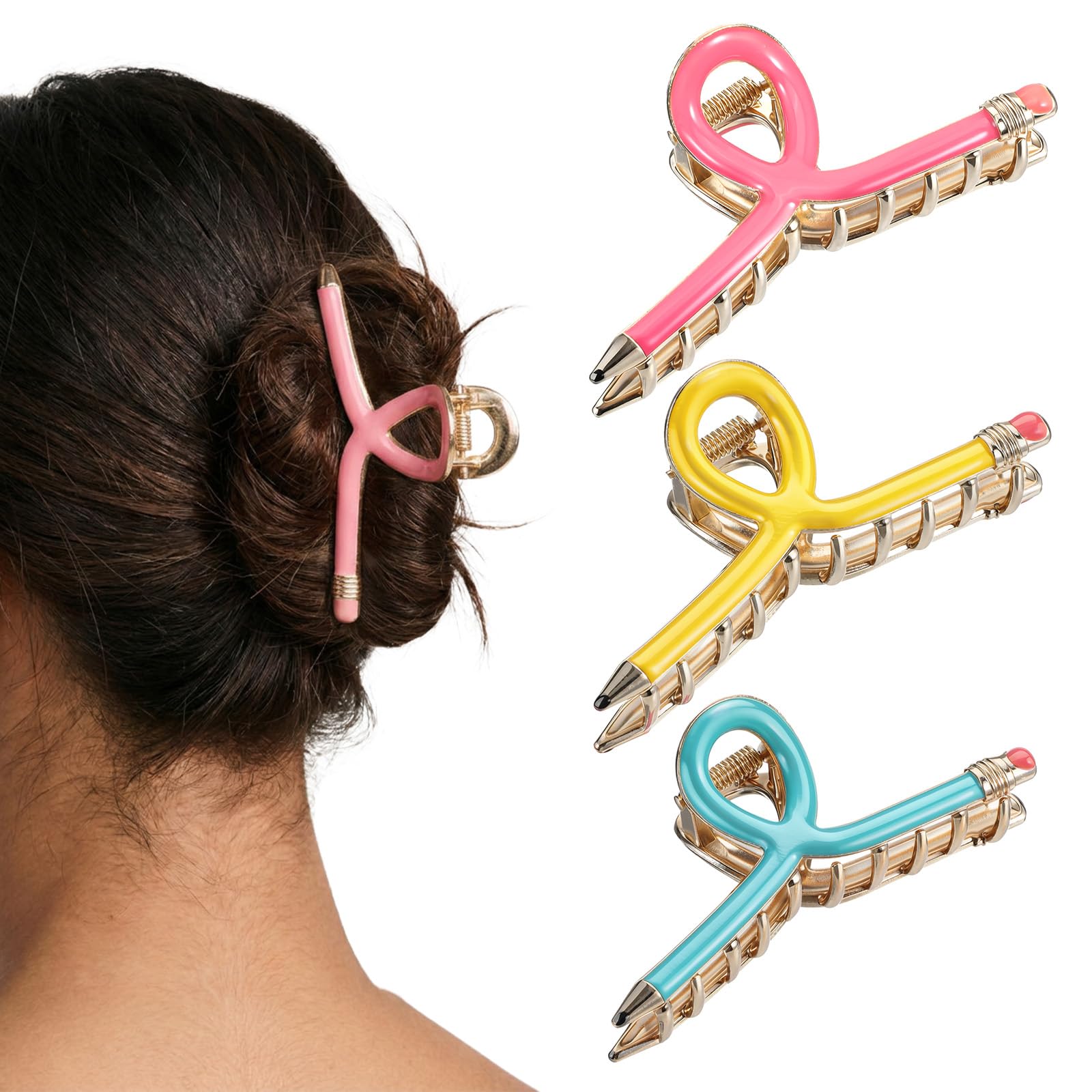 Nogeqi front packaging showing three pencil clips and gifting appeal