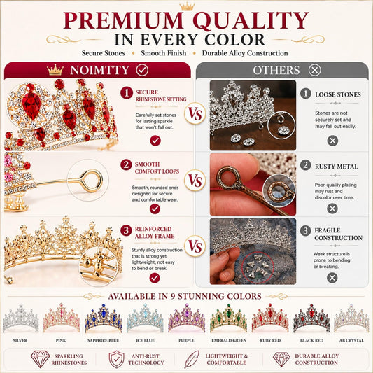 NOIMTTY crystal close-up revealing detailed rhinestone settings and brilliance