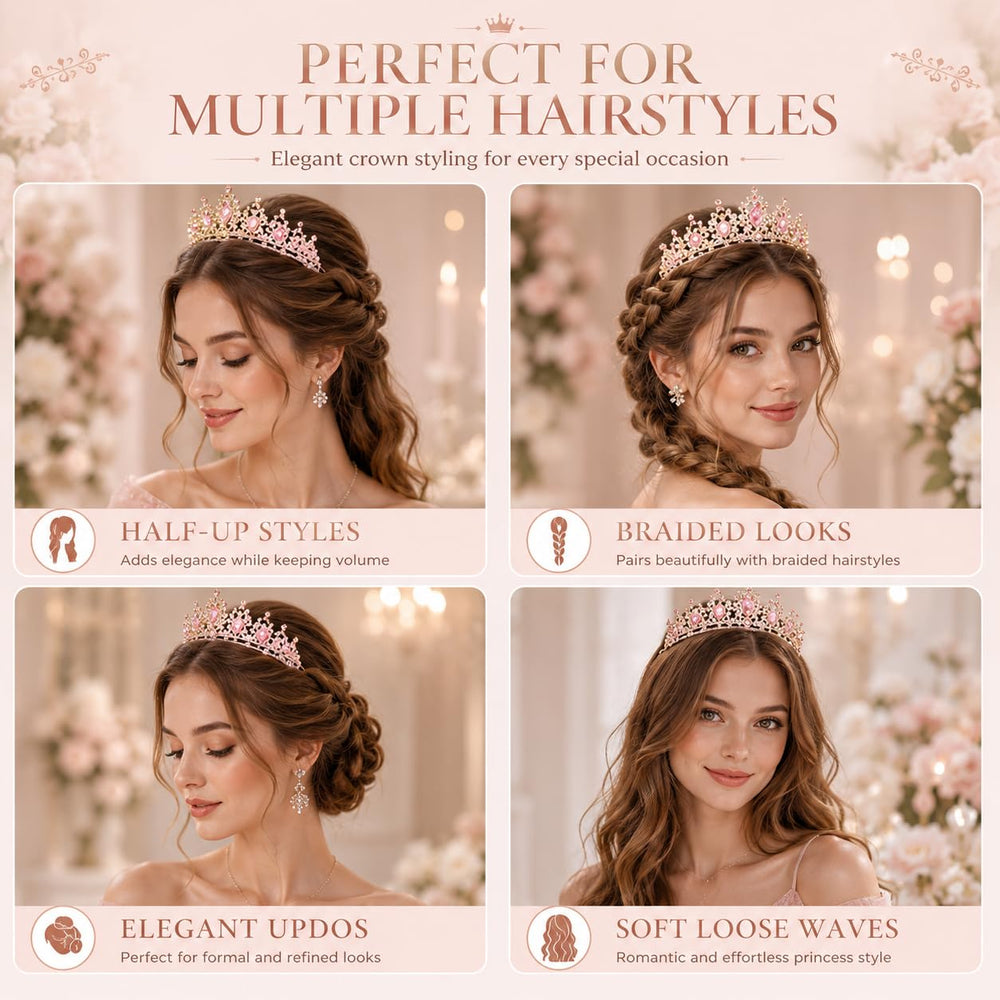 NOIMTTY worn in bridal hairstyle demonstrating secure, photogenic finish