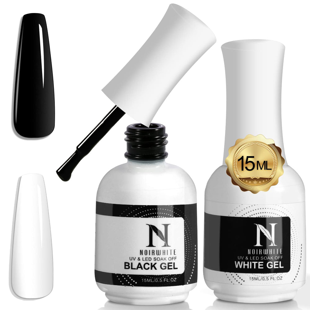 noirwhite front packaging showing both 15ml bottles and kit benefits