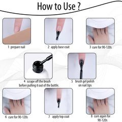 noirwhite finished manicure black and white design demonstrating contrast