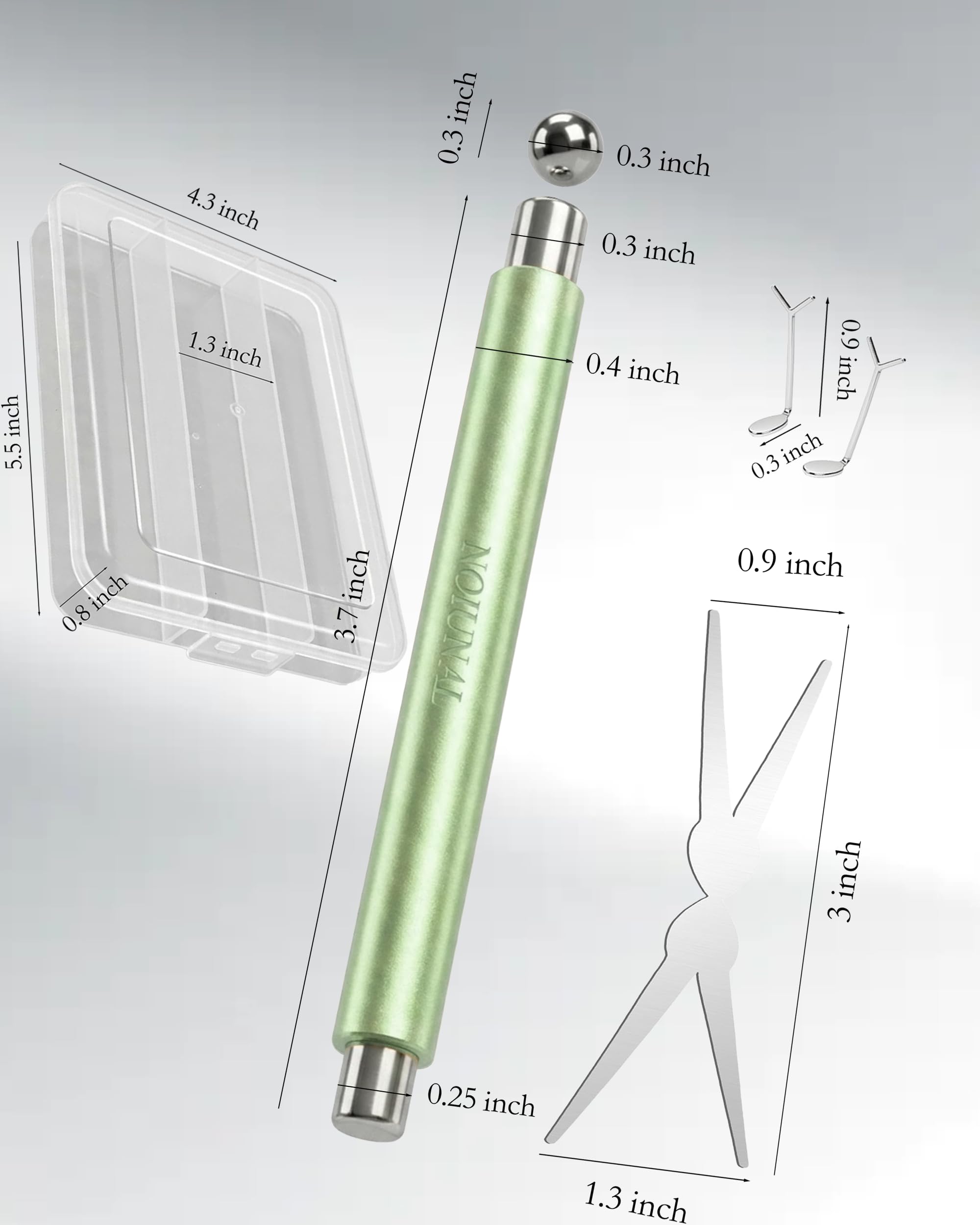 noiunal magnet in use creating vivid cat eye effect on a nail