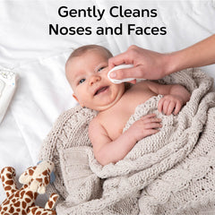 Nolla close-up of wipe texture highlighting softness and gentle clean