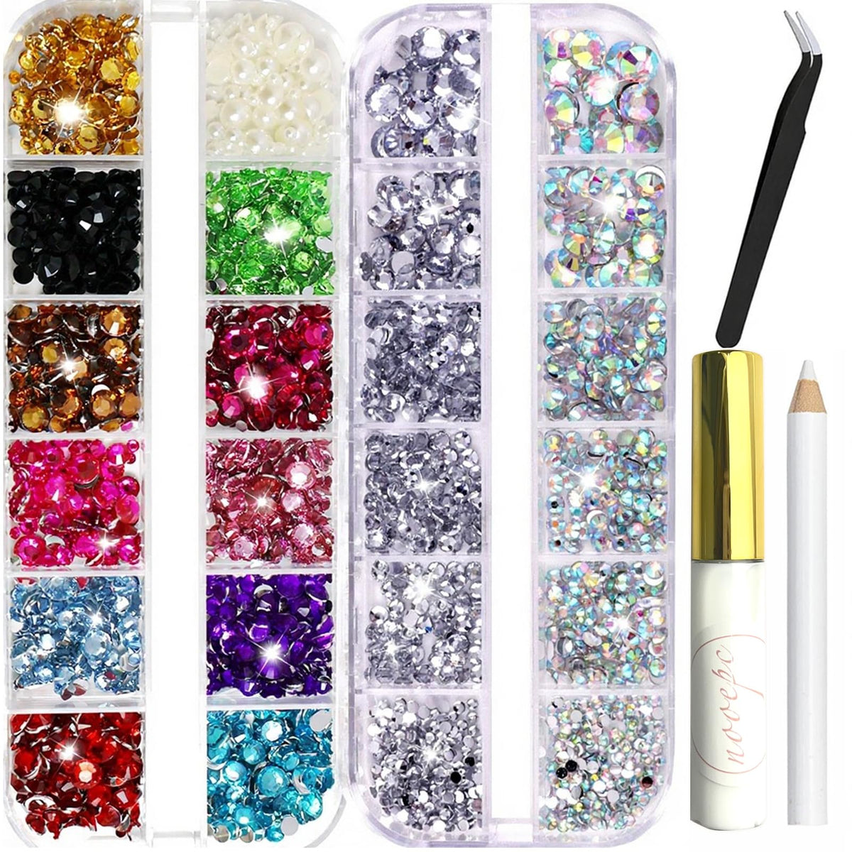 nooepc front packaging showing full face gems kit and organization benefit