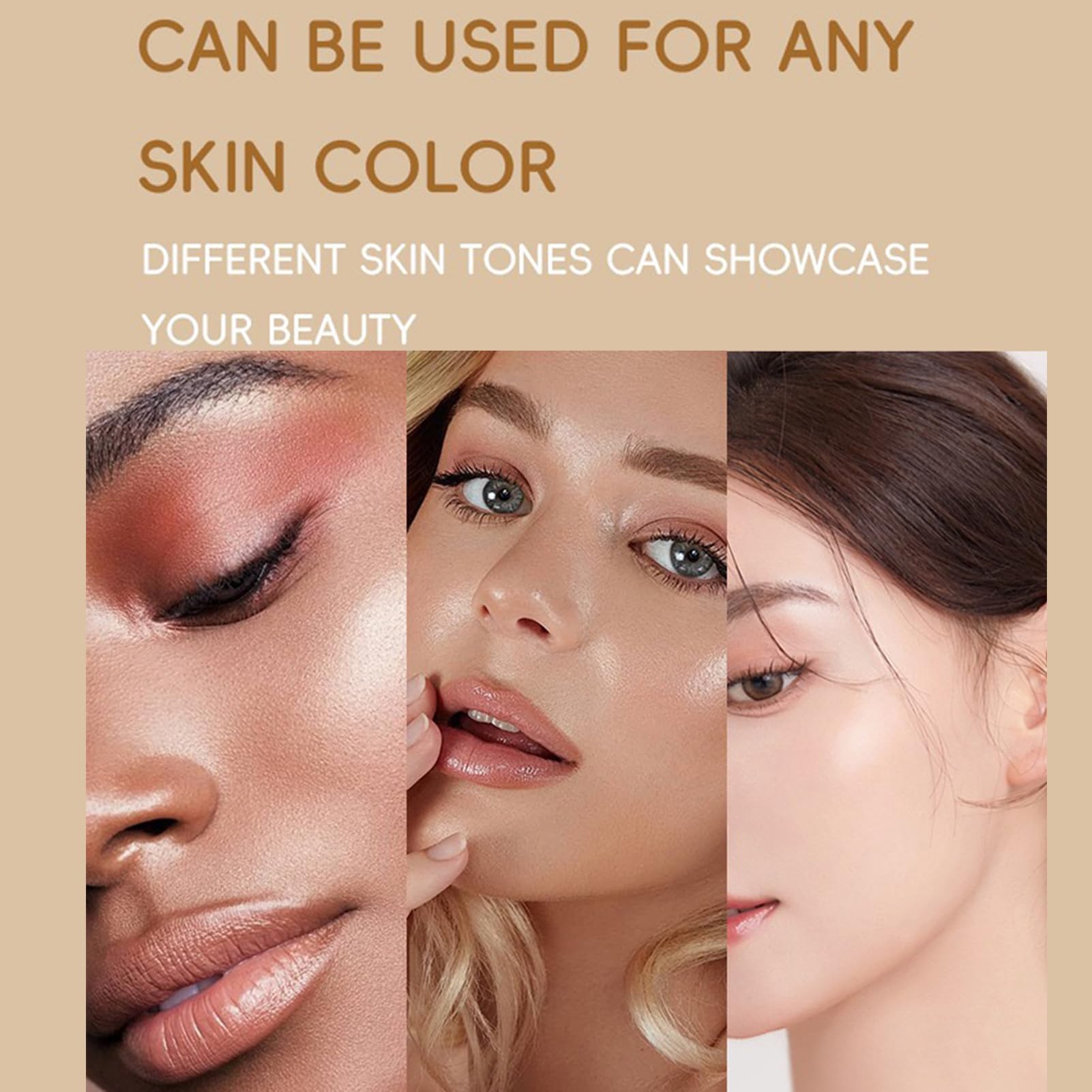 nooepc on model festival look showcasing bright face and body sparkle