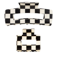 Ｎｏｏｎｈｏｒｓｅ front packaging showing two checkered clips, clear gift-ready look