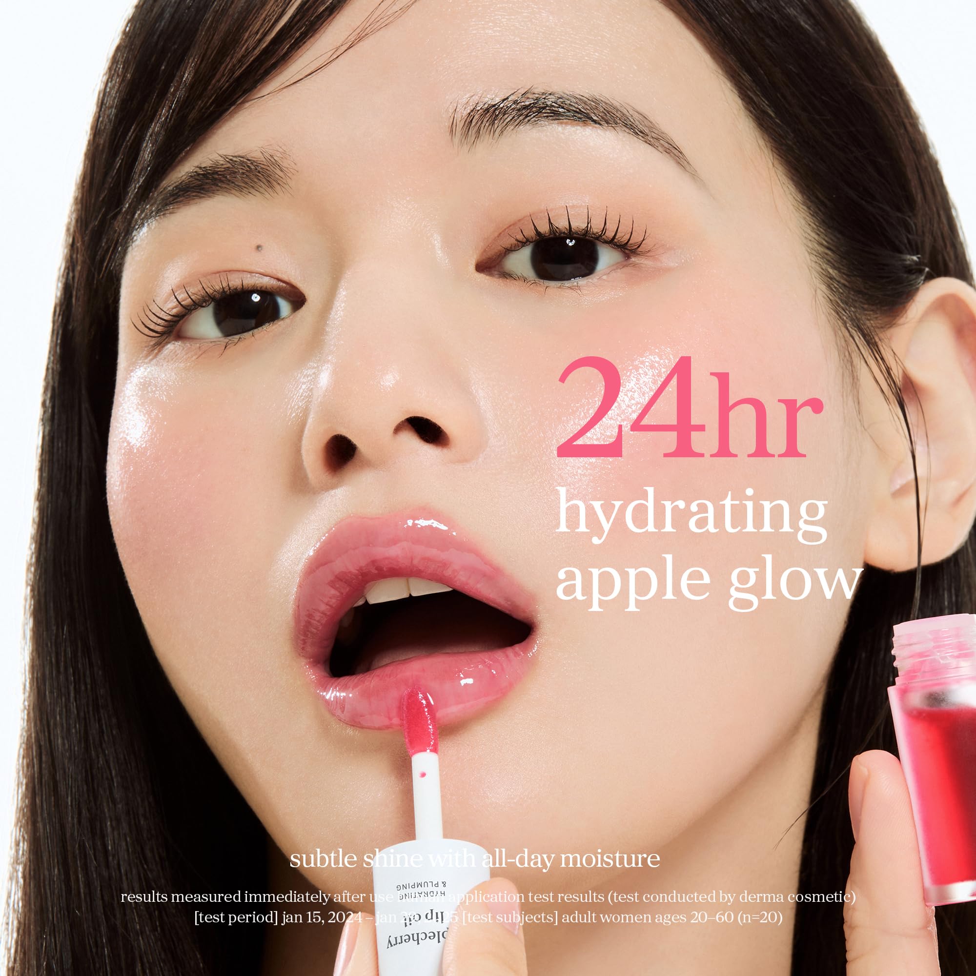 NOONI Applecherry tucked inside a purse for on-the-go use, convenient touch-up benefit