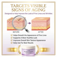 Noor Wonderlift cream on fingertip ready to apply for visible lifting benefit