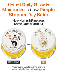 Norse Organics open jar revealing smooth balm texture for quick absorption